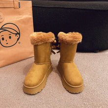 Women's Snow And Winter Plush Platform Outdoor Warm Boots