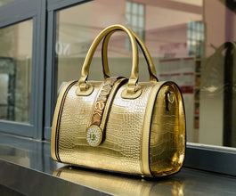 Large-capacity Women's Boston Barrel Handbags