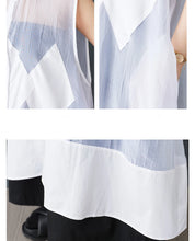 NYFS 2025 Summer New Loose plus Size Organya splicing sleeveless Shirt Dress Robe Elbise Korean Style Women Dress