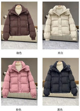Autumn Winter New Women's Parkas Down Cotton Jacket Hooded Padded Parkas Jackets Warm Thick Coats Female Outerwear Streetwear