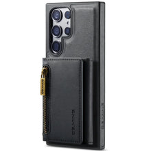 DG.Ming RFID Blocking Retro Flip Leather Case For Samsung Galaxy S25 S24 S22 S23 Ultra S24 FE Wallet Magnetic Cover Detachable