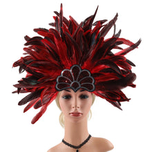 Multicolour Feather Headband Female Party Hair Accessory Fancy Fascinator Headpiece Premium Hair Ornament