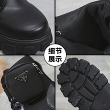 Women Motorcycle Leather Classic Punk Boots