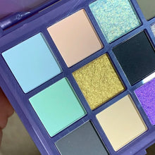 UCANBE 15 Shades Eyeshadow Palette Purple Chameleon Shimmer Glitter Matte Matellic Eye Shadow Makeup Palette Halloween Makeup