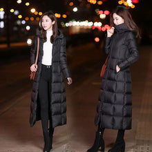 Women's Long Over-the-Knee Winter Parka