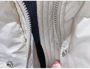 Winter Jacket Women Parkas 2024 New Short Hooded Cotton Padded Jacket Casual Warm  Parka Female Outwear Ladies Top