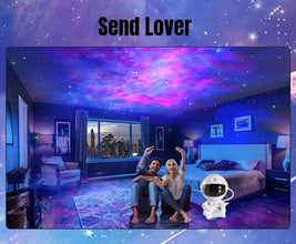 Galaxy Star Projector LED Night Light Starry Sky Astronaut Porjectors Lamp For Decoration Bedroom Home Decorative Children Gifts