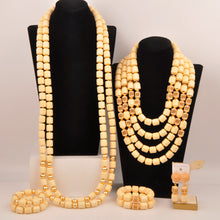 artifical coral beads nigerian jewelry sets for woman weddings