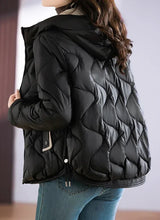 Winter Women Outerwear Hooded Cotton Parkas