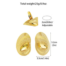 2025 African Luxury Bow Tie Necklace Earrings for Women Party Wedding Banquet Nightclub Gold Plated Jewelry Gift