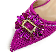 2025 Nigerian Women's Party Shoes and Bags Medium Heel Pointed Toe Elegant Party Footwear With Matching Color Handbag for Women