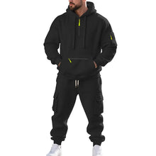 Men's 2 Piece Long Sleeve Athletic Full Zip Jogging Sweatsuits