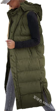 Women's Oversize Waistcoat Winter Hooded Quilted Vest