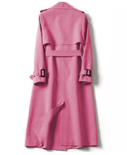 Long Sleeve Trench Coat For Women Office Long Outerwears Jacket