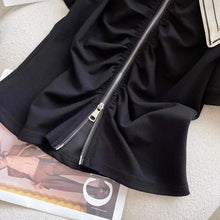 2024 New Leisure Fashion Sports Set Women's Summer Fashion Age Reducing Navy Neck Short Sleeve Wide Leg Pants Two Piece Set