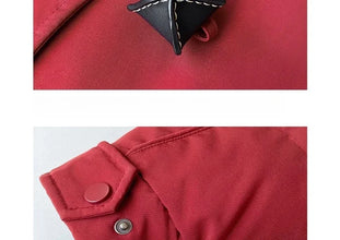 Women's Large Fur Collar Hooded Warm Thick Padded Parka Jacket