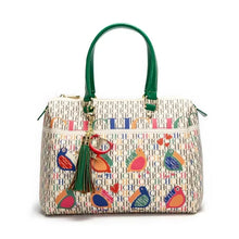 Women's Commuter Crossbody Colorful Printed Monogram Bag