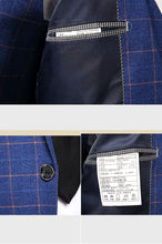 Suit M-5XL (Blazer + Vest + Trousers) Italian Style Fashion Business Elegant Gentleman Plaid Slim Casual Formal Suit 3-piece