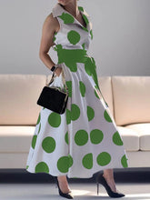 Modigirl 2025 Summer Ladies Polka Dots Elegant Dress Daily X-Line Fit & Flare Shirt Dress for Women Party Evening Prom Dresses