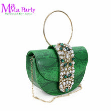 2025 Autumn New Design Specials Italian Women Shoes and Bag Set Comfortable Mid Heels With Rhinestone in Yellow Color