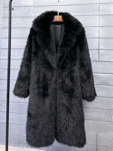 Women's Long Fluffy Faux Fur Jacket