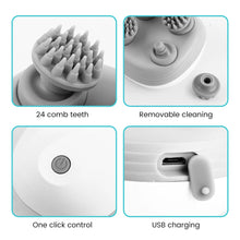 Electric Head Massager Body Shoulder Leg Arm Neck Deep Tissue Head Scalp Massage Kneading Vibrating Device for Cat Pet Massage