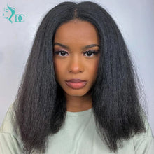 4c Hairline Kinky Straight Bob Human Hair Wig 4c Kinky Edges Curly Baby Hair Short Bob 13x4 Lace Frontal Wigs 4x4 Closure Wigs