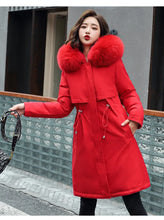 Women's Winter Parka Hooded Fur Collar Jacket