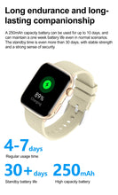 2025 AI Diagnosis NFC Smart Watch Women 1.85 inch AMOLED Blood pressure Heart Rate Temperature BT call Smartwatches Men For IOS