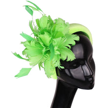 Fashion New Wedding Bride Headband Headwear Fancy Feather Hair Band Millinery Hair Accessories With Peals Decor Hair Accessories