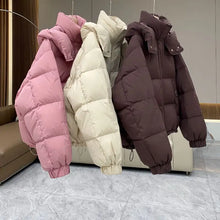 Winter Jacket Women Parkas 2024 New Short Hooded Cotton Padded Jacket Casual Warm  Parka Female Outwear Ladies Top