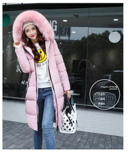 Women's Long down Hooded Jacket