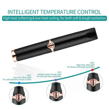 Electric Heated Eyelash Curler USB Rechargeable Eyelashes Quick Lasting Curling Comb&Clip Dual Use Makeup Eyelash Curler