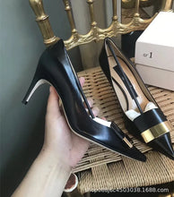 2022 Women Party Bridal Wedding Shoes Luxury Pumps Metal Plate Glitter High Heels Ladies Stiletto Dress Pointed Toe Bombas Mujer
