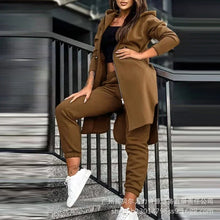 Women's Hooded Trousers Suit Casual Everyday Tracksuit