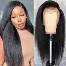 Yaki Straight Wig 360 Lace Frontal HD Human Hair Wigs Full Lace Kinky Straight Wigs Human Hair 13x6 Lace Front Brazilian Wigs