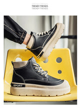 Men's High-Top Platform Casual Comfortable Winter Boots