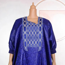 Elegant African Dresses for Women Traditional Embroidery Wedding Party Dresses Men Suit Dashiki African Couples Matching Clothes