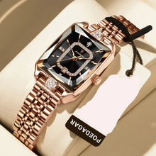 Luxury Elegant Watch For Women Date Waterproof Rectangle Ladies Watch