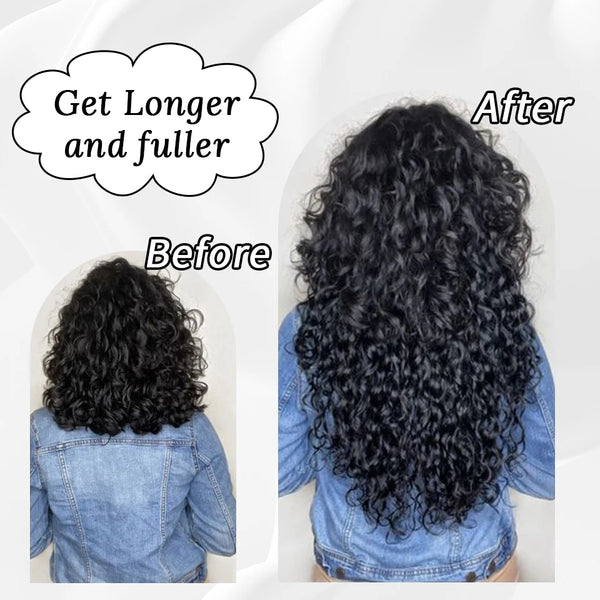 Water Wave Human Hair Bundles Curly Deep Wave 3 Bundles  Brazilian Natural Black Human Hair Remy Hair 100% Human Hair Natural