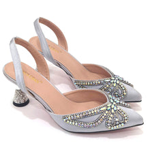 Venus Chan 2023 Yellow Classy Bowknot Pointed Toe Women's Shoes High Heel Elegant Sandals Shallow Mouth Shoes Bag Set Women