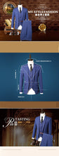 Suit M-5XL (Blazer + Vest + Trousers) Italian Style Fashion Business Elegant Gentleman Plaid Slim Casual Formal Suit 3-piece