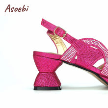 2024 High Quality Orange Color Peep Toe Butterfly Design Shoes Matching Bag Mature Ladies Party Women