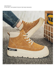 Men's High-Top Platform Casual Comfortable Winter Boots