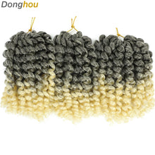 Ombre Jumpy Red Ginger Wand Curls Crochet Hair 1B 27 30 350 613 Purple Grey Colors jamaican twist braiding Hair 20 Strands/Pack