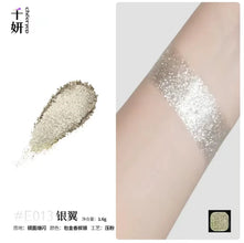 Qianyan Monochrome Eyeshadow Cheeryep Chameleon Highlight Pearlescent Highgloss Eye Shadow Matte Self Assembled