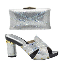 New Arrival Green Color Italian Shoes with Matching Bags Shoes and Bag Set African Sets 2024 Shoe and Bag Set for Party In Women