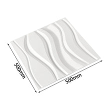 12pcs PVC Textured 3D Wall Panels Decorative Tiles