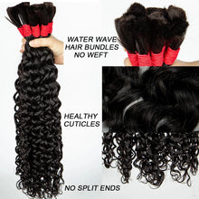 Deep Wave Human Braiding Hair 100% Unprocessed Human Hair Braiding Hair No Weft 16-28 Inch Curly Bulk Human Hair for Braiding