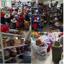 Sombrero Raised Top Fedora Hat 2023 New European and American Fedora Hat Jazz Hat Men's Round Top Hat New Wholesale Sombrero